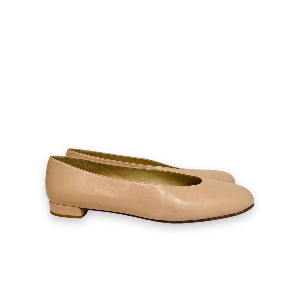 STUART WEITZMAN Pink Leather Chicflat Ballet Flats Shoes Size 10.5 - Picture 7 of 8
